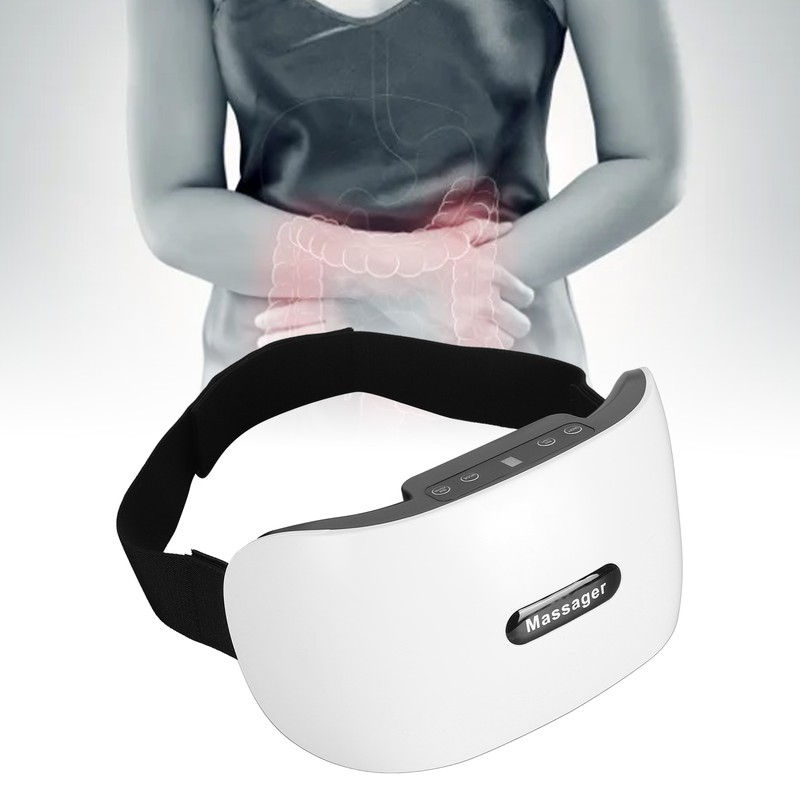 Needle Stone Heated Abdominal Massager Belt 10 Modes 3 Strengths