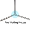 KINJOEK 50 Pack Wire Hangers for Clothes,17.7”Stainless Steel Wire Clothes
