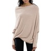 Imily Bela Batwing Boat Neck Sweaters for Women Spring Long