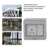 Toma De Exterior Con 1 Placa De Contacto Y 1