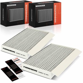 Frankberg 2 x Cabin Air Filter Pollen Filter with Activated Carbon Compatible with M.e.g.a.n.e III Coupe DZ0/1 1.2L-2.0L M.e.g.a.n.e III Combi Van KZ0/1 1.5L Replace# 272773488R