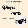 Eurteka Diaper Pong Game Decal