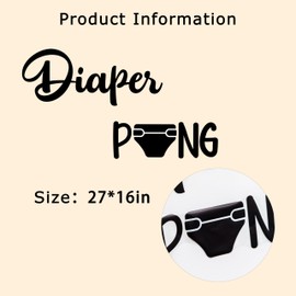 Eurteka Diaper Pong Game Decal