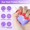 Gel Nail Polish Remover, (2pcs) Gel Polish Remover for Nails,