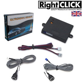 Rightclick Ultrasonic Sensors For Car Alarm - 2 Pack - Black - Physical Controls - Car Compatible