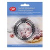 Tala Stainless Steel Crinkled Cutters, Set of 3 Cutters in