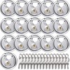 Chumia 16 Pack Padlocks Keyed Alike, Stainless Steel 2-3/4" Wide,