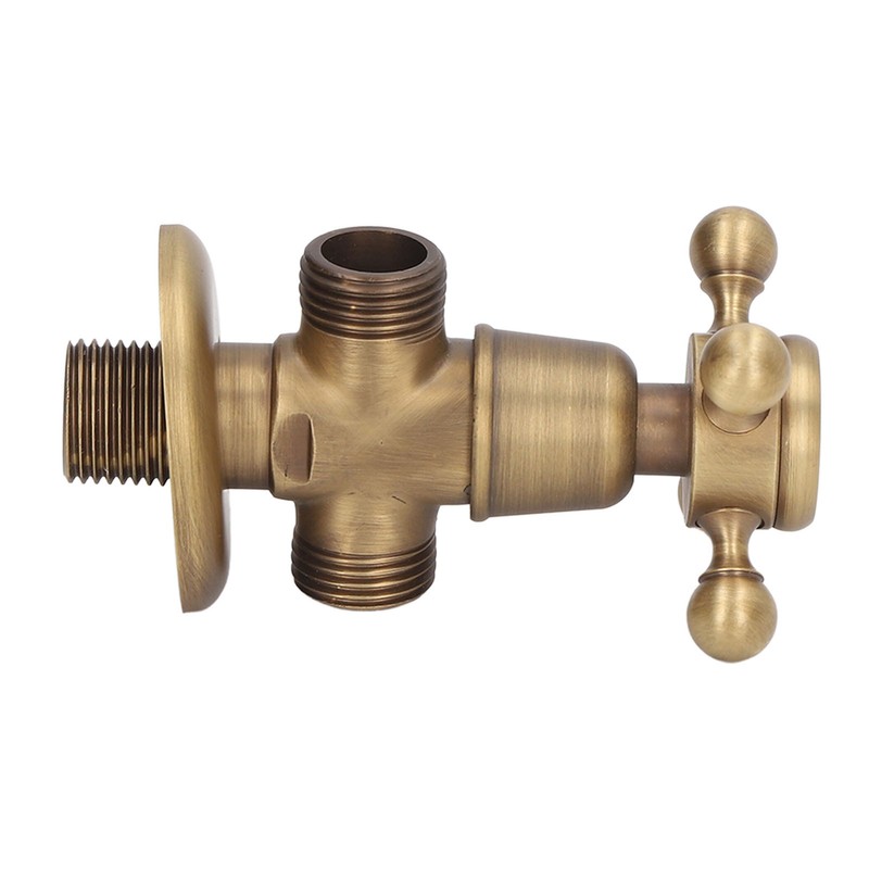 Angle Valve Vintage Style Brass High Hardness Good Sealing Cold