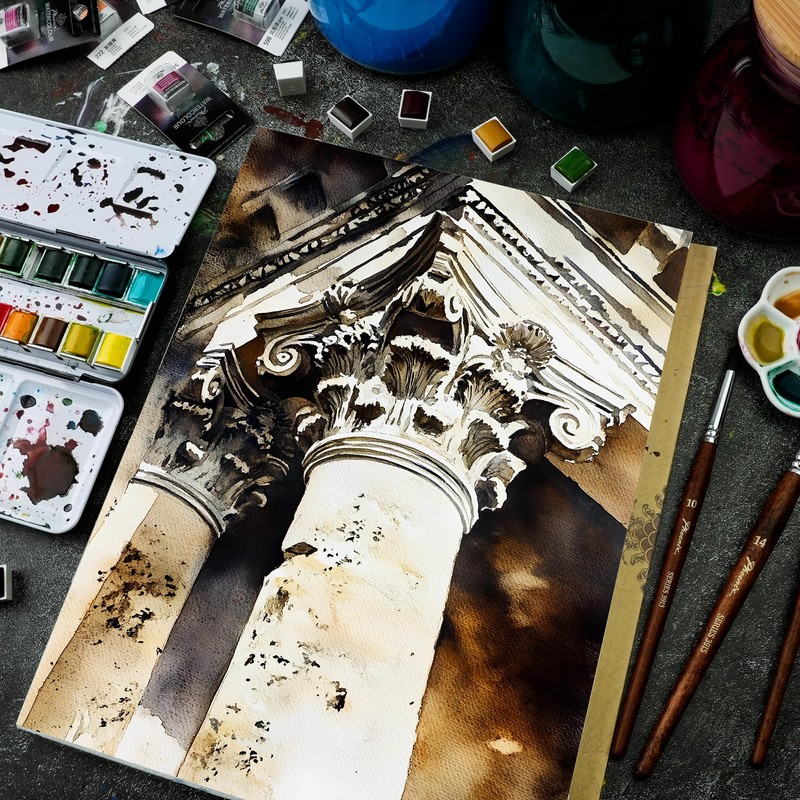 PHOENIX Professional Watercolor Paint - Single Watercolor Half Pan -