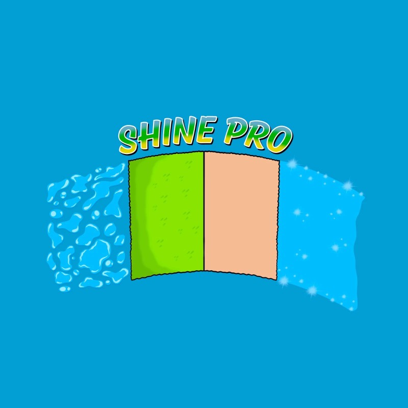 Shine Pro 2 in 1 Microfiber Cleaning Cloth Towel Car