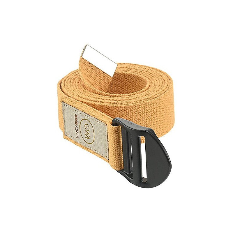 Yoga Belt/Yoga Strap Orange Cotton Aid Band Strap Perfect Posture