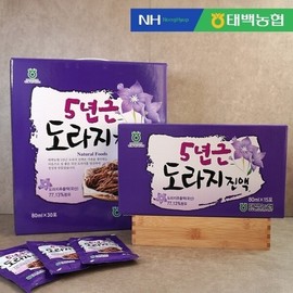 Taebaek Nonghyup 5-year-old bellflower extract 80ml x 60 packets / 태백농협 5년근 도라지진액 80ml x 60포