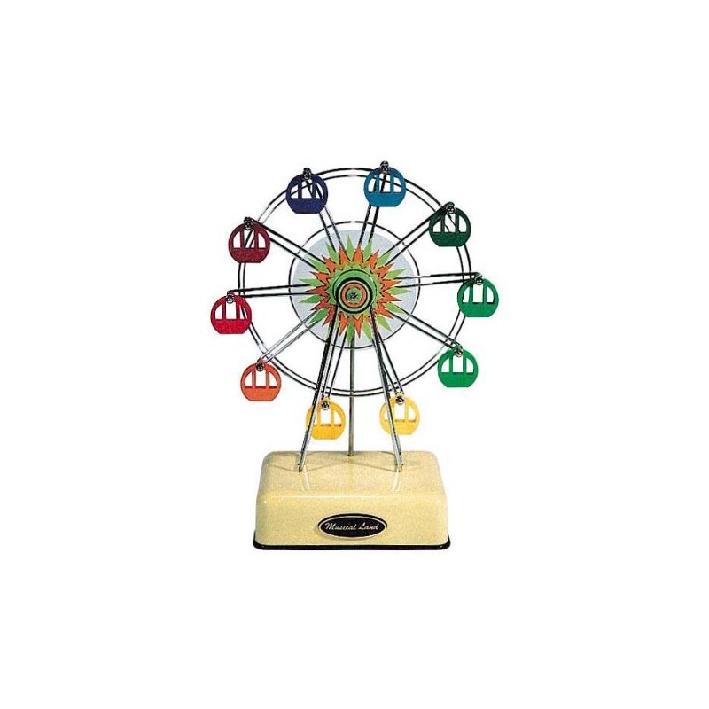 Isigro Music Box Ferris Wheel Color Song Small World (It's