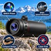 Portable Monocular Telescope with BAK4 Prism, IPX4 Water Resistant Compact