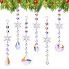 Crystal Snowflake Decoration for Christmas | Snowflake Acrylic Christmas Ornaments