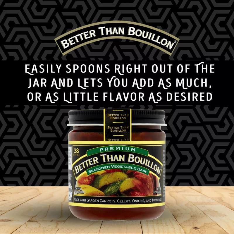Better Than Bouillon "Black Label" Vegetable Base, 8 Ounce -