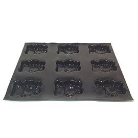 Sasa Demarle FP 02056 Flexipan Origine 13 Inch x 18 Inch with 9 Teddy Bear Indents, each 2.18 Inch x 3.5 Inch