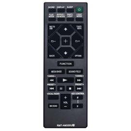 PerFascin RMT-AM330U RMTAM330U Replacement Remote Control fit for Sony Home Audio System MHC-V13 MHC-V50 MHCV13 MHCM20 MHC-M20 MHC-V21 MHC-V71 MHC-V90W MHC-V77W SHAKE-X10 SHAKE-X30