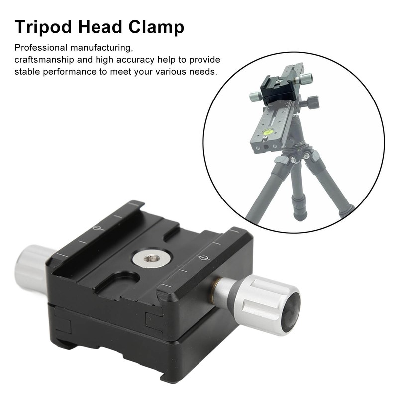 Quick Release Plate Mount Adapter Clamp Tripod Head Clamp Two
