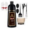 Shampoo Tinte Cubre Canas Natural Jengibre + Kit Aplicador F