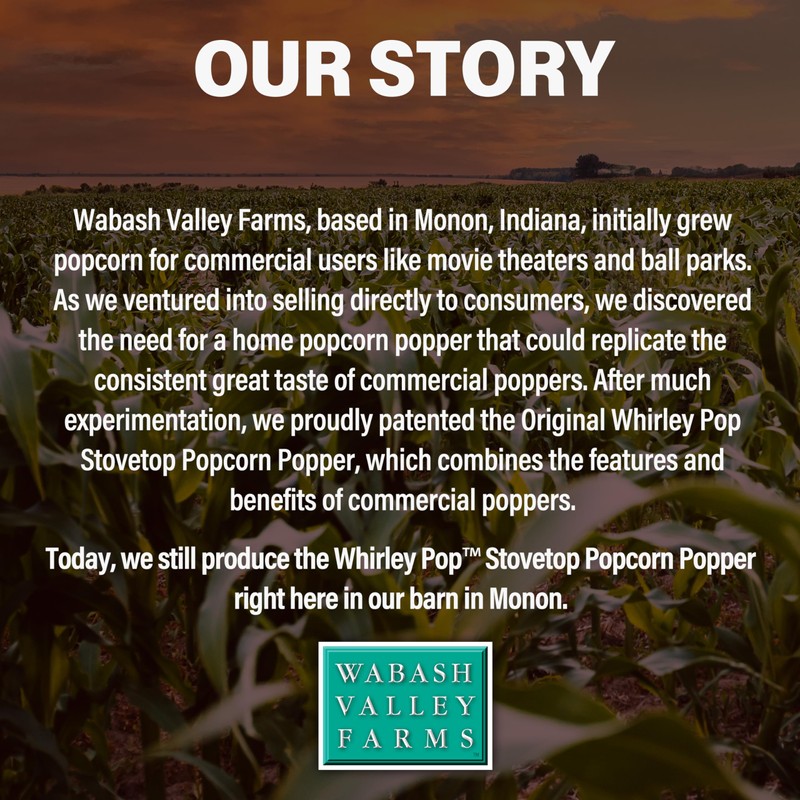 Movie Night Popcorn Kernels Jar - Wabash Valley Farms "Love"