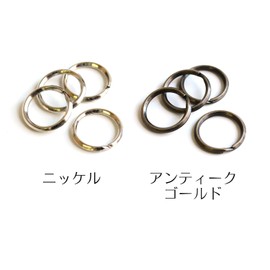 日本紐釦貿易(Nippon Chuko) NBK 二重カン φ径3mm×20mm シルバー S26-12