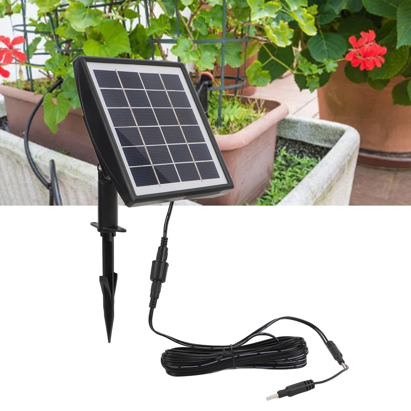 Solar Automatic Drip Irrigation Kit with 6 Timer Modes 6V