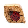 Lady Bug - Secret Wooden Intarsia Puzzle Box - Handcrafted