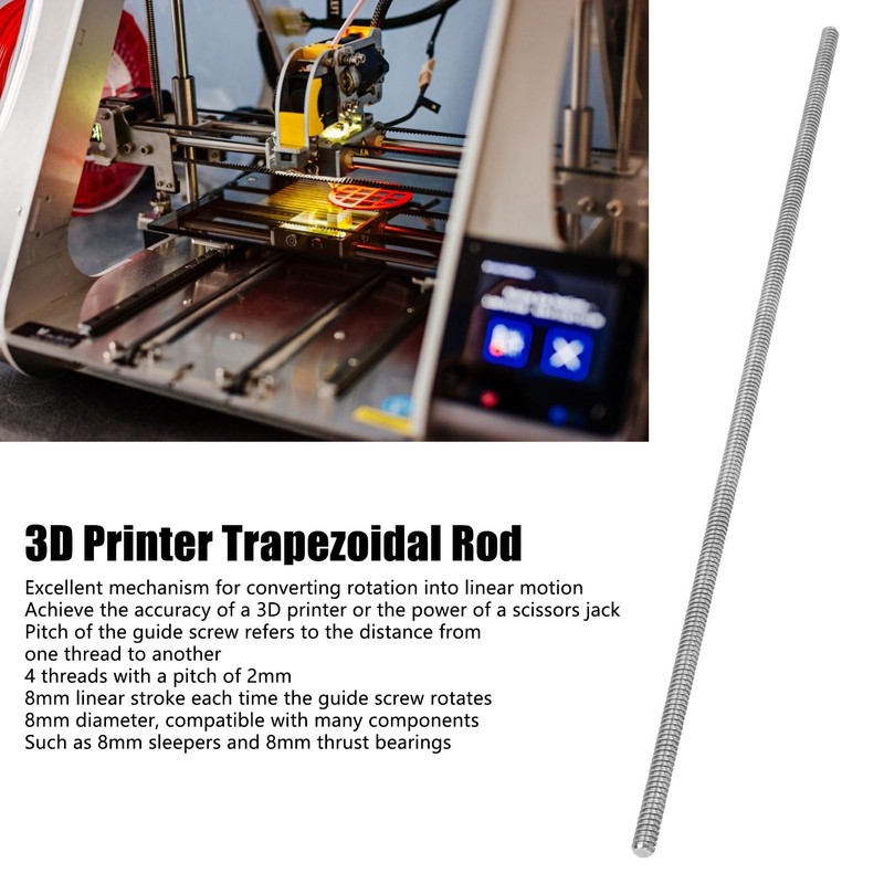 CNC Screw Guide Trapezoidal Rod 3D Printer Accessories Industrial Control