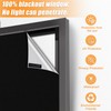 100% Blackout Window Cover, Portable Blackout Curtains for Bedroom Cuttable