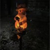 Solar Garden Light Bunny Statue Plastic IP65 Waterproof All Weather