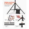 Happybuy Adjustable Backdrop Stand Kit, 7 x 10 ft Portable