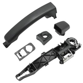 JUUDDENPARTS Left Side Sliding Door Handle, Replacement for Renault Master MK3, Vauxhall Movano, Opel Movano, NV400, 2010-2016, Plastic, Black, 8 cm x 25 cm