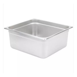 Dilitools Inserto Contenedor Acero Inox De Dos Tercios  De 8 Pulgadas