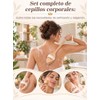 Cepillo Corporal Exfoliante de Madera con Cerdas Naturales，Cepillo Exfoliante Corporal，Cepillo