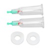 2pcs Finger Cupping Therapy Cups with Silicone Flat Elbow Rings
