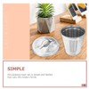 MAGICLULU 4 Pcs Mini Trash Can with Lid Metal Garbage