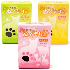 Pet Incense, Rose & Sandalwood & Unscented, Set of 3, Family Warmth Incense, Rose Scent, Unscented Type