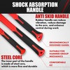 C&T 6-Piece Hammer Set, Fiberglass Handle & Mallet Set, Metal