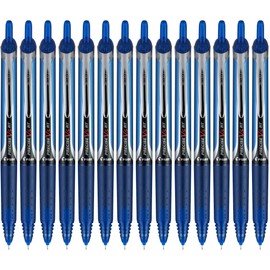 PILOT Precise V5 RT Refillable & Retractable Liquid Ink Rolling Ball Pens, Extra Fine Point (0.5mm) Blue, 14-Pack (15424)