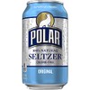 Polar Beverages Seltzer Water Original, 12 fl oz cans, 12