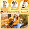 Sanwuta 120 Pcs Fall Dog Bandanas Bulk Thanksgiving Dog Bandanas