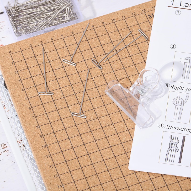 FREEBLOSS 8 x 8 inch Macrame Board Set, Macrame Board
