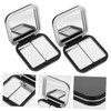 Minkissy 2pcs Eye Shadow Box Empty Eyeshadow Container Seinte Makeup