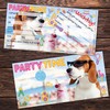Set of 12 Party Dog Invitation Cards – Funny Premium