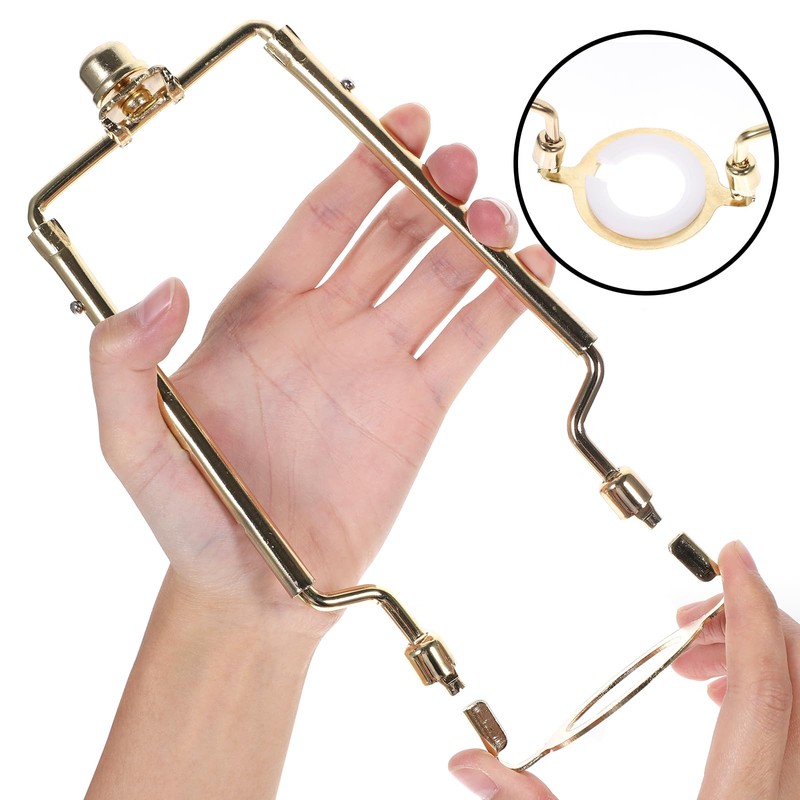 DOITOOL Detachable Lamp Harp Lamp Shade Harp Holder Adjustable Lamp