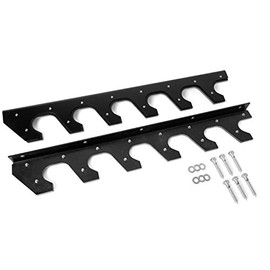 CAP Barbell Horizontal 6 Bar Wall Rack Black