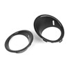 2 Trim Rings Fog Light Chrome Replacement for Mini Cooper