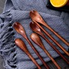 4 Pcs Long Wooden Honey Spoon, Wooden Coffee Spoon, WoodenTasting