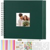 Miaikoe 20.5x20.5 cm DIY Scrapbook Album with Window Hardcover Kraft